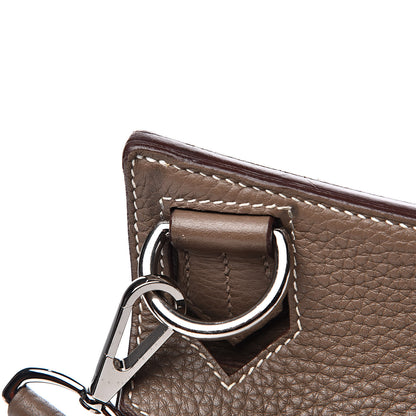 Hermes Taurillon Clemence Jypsiere 31 Etoupe 11 of 12