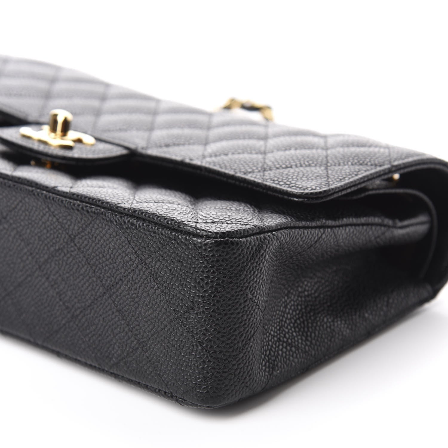 Chanel Caviar Quilted Medium Double Flap Black 7 of 11