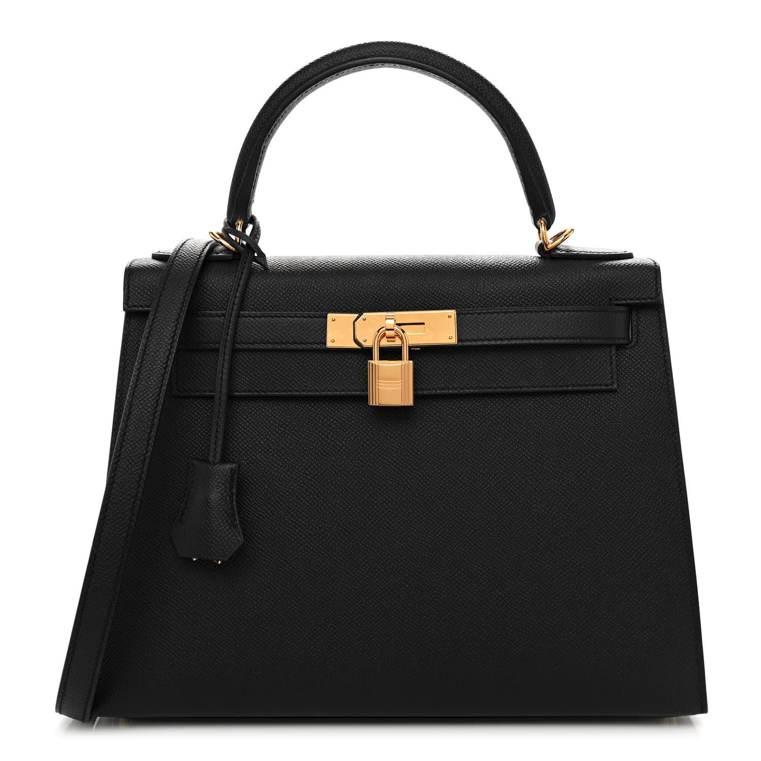 Hermes Epsom Kelly Sellier 28 Black 1 of 12