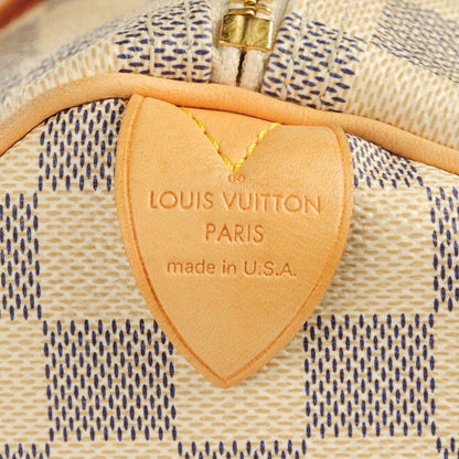 Louis Vuitton Damier Azur Speedy 30 8 of 12
