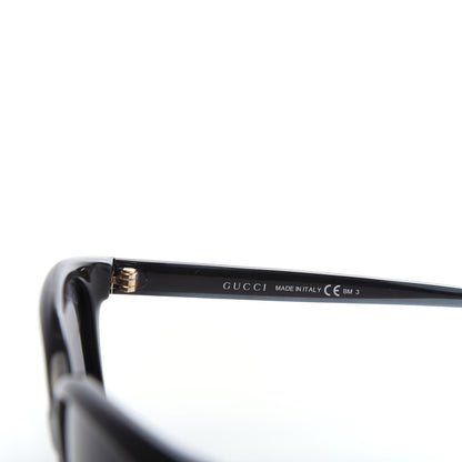 Gucci Acetate Square Frame Oversized Sunglasses GG3696/S Black Crystal 5 of 8