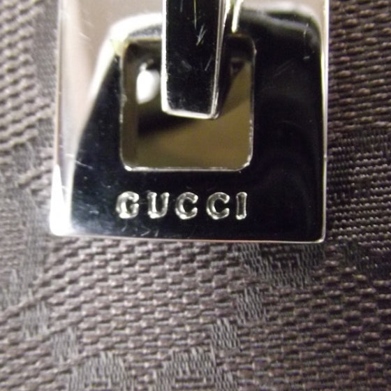 Gucci Monogram Web Bucket Tote Brown 7 of 11