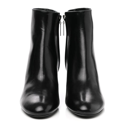 Saint Laurent Nappa Loulou Ankle Zip Boot 35 Black 2 of 9