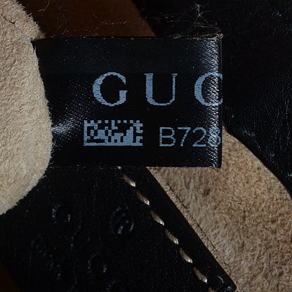 Gucci Pebbled Calfskin Small 1973 Chain Shoulder Bag Black 8 of 9