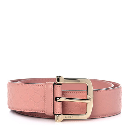Gucci Soft Microguccissima Margaux Calfskin Belt 95 38 Soft Pink 1 of 4