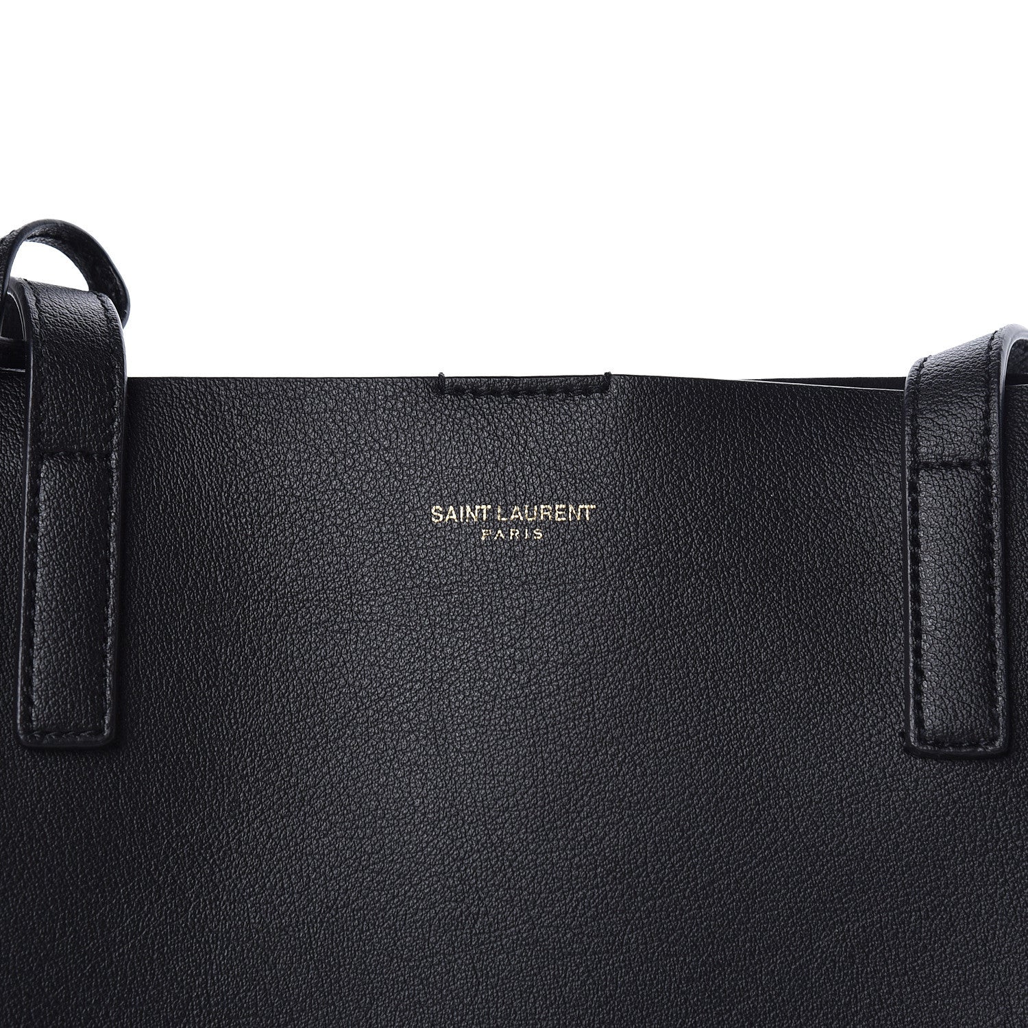 Saint Laurent Calfskin Large Shopping Tote Black 7 of 10