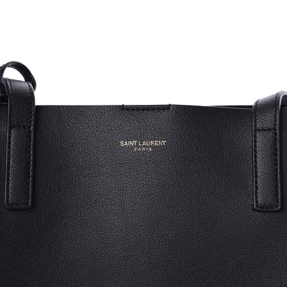 Saint Laurent Calfskin Large Shopping Tote Black 7 of 10