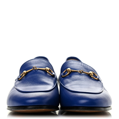 Gucci Malaga Kid Womens Jordaan Loafers 38.5 Electric Blue 2 of 4