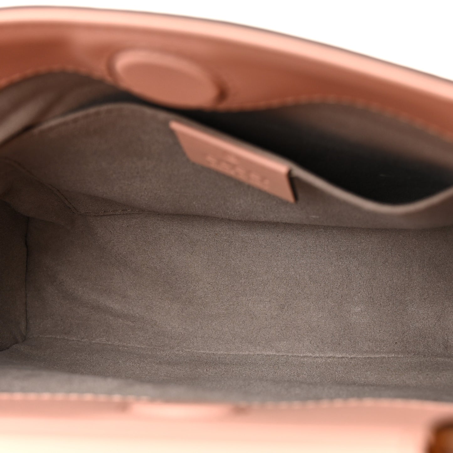 Nappa Bamboo Web Small Nymphaea Top Handle Bag Perfect Pink Mystic White