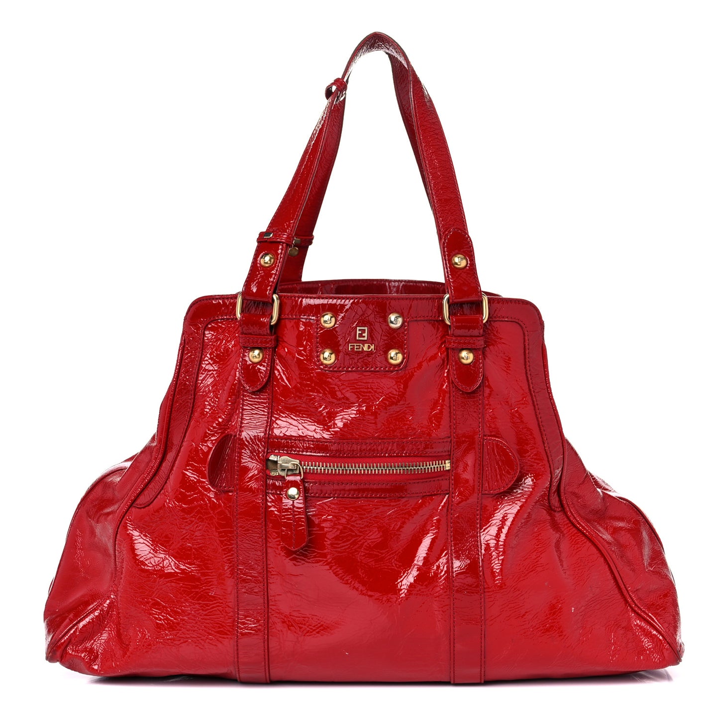 Vitello Naplak Small Bag De Jour Rosso