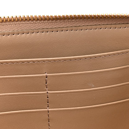 Burberry House Check Large Ziggy Zip Around Wallet Pale Cameo 8 of 8