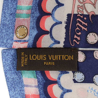 Louis Vuitton Silk Escale Bandeau Blue 3 of 5
