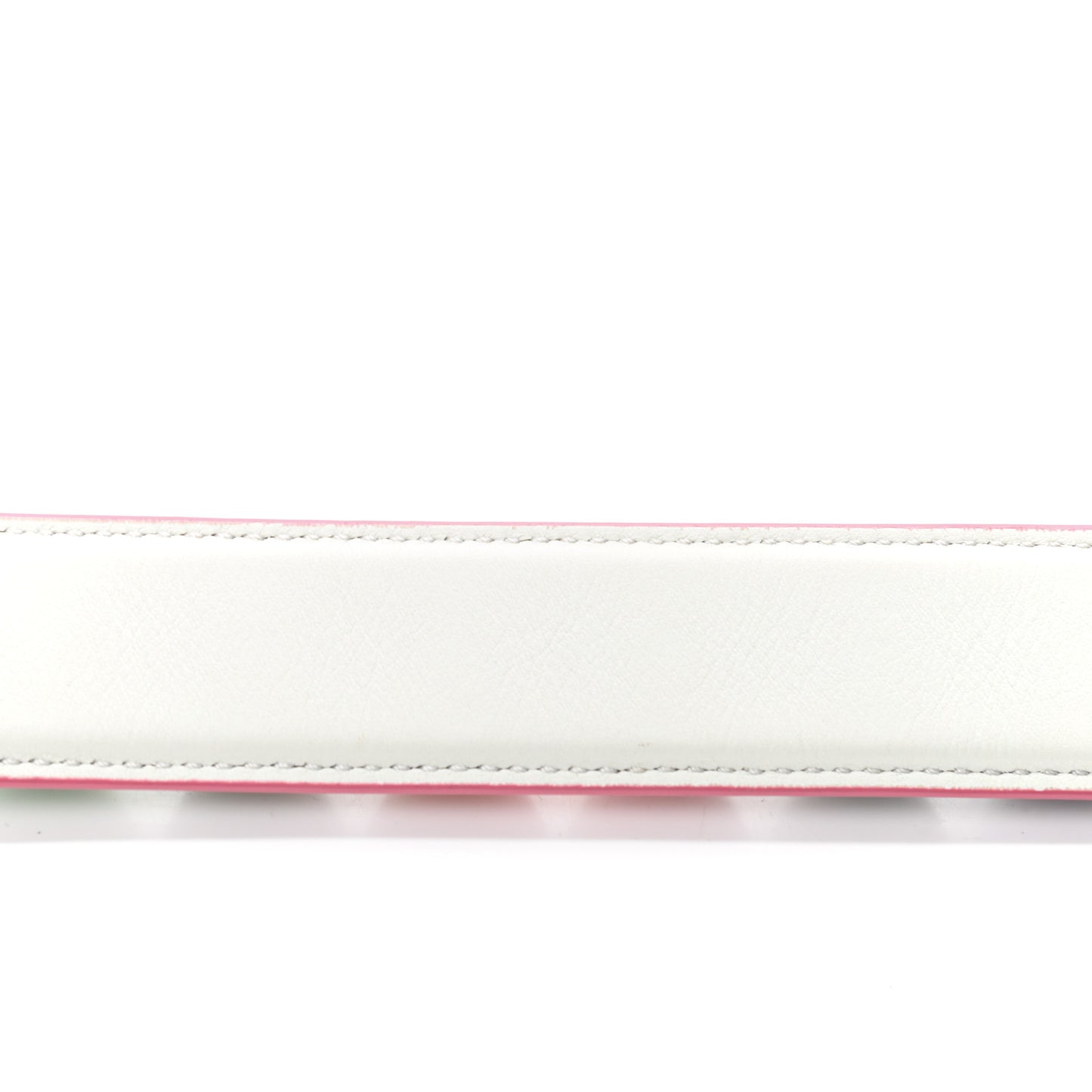 Vitello Dolce Plexiglass Studded Mini Strap You White Multicolor