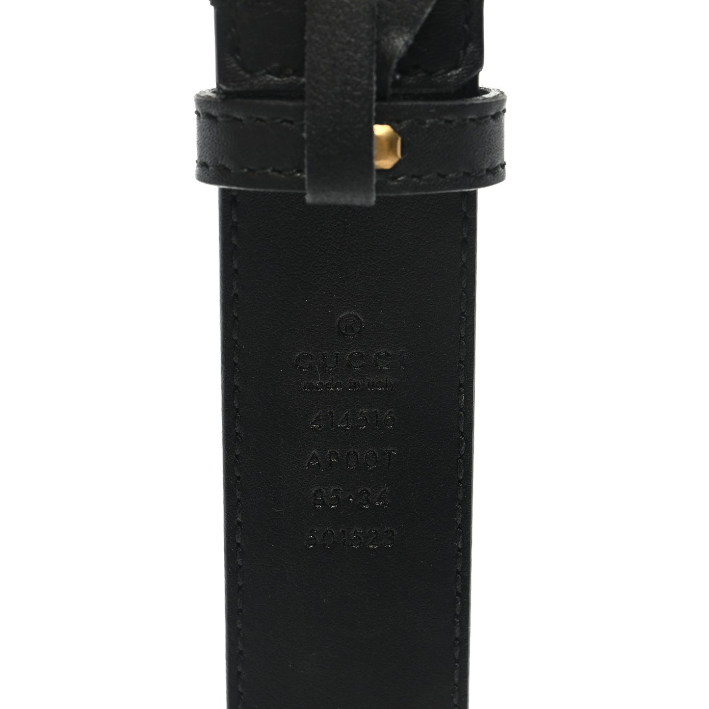 Calfskin Double G 30mm Belt 85 34 Black