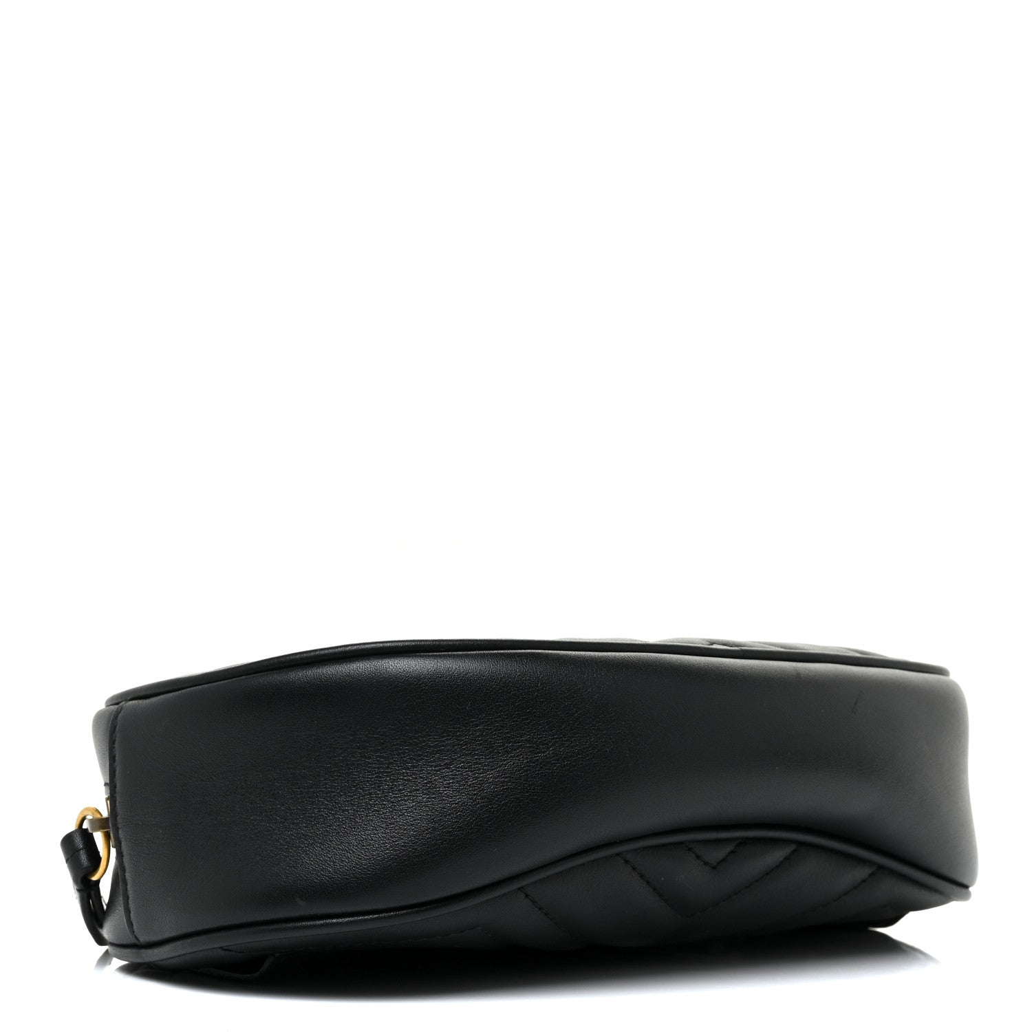 Gucci Calfskin Matelasse GG Marmont Belt Bag 95 38 Black 4 of 13