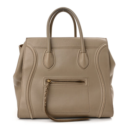 Celine Grained Calfskin Medium Phantom Luggage Dune 1 of 11