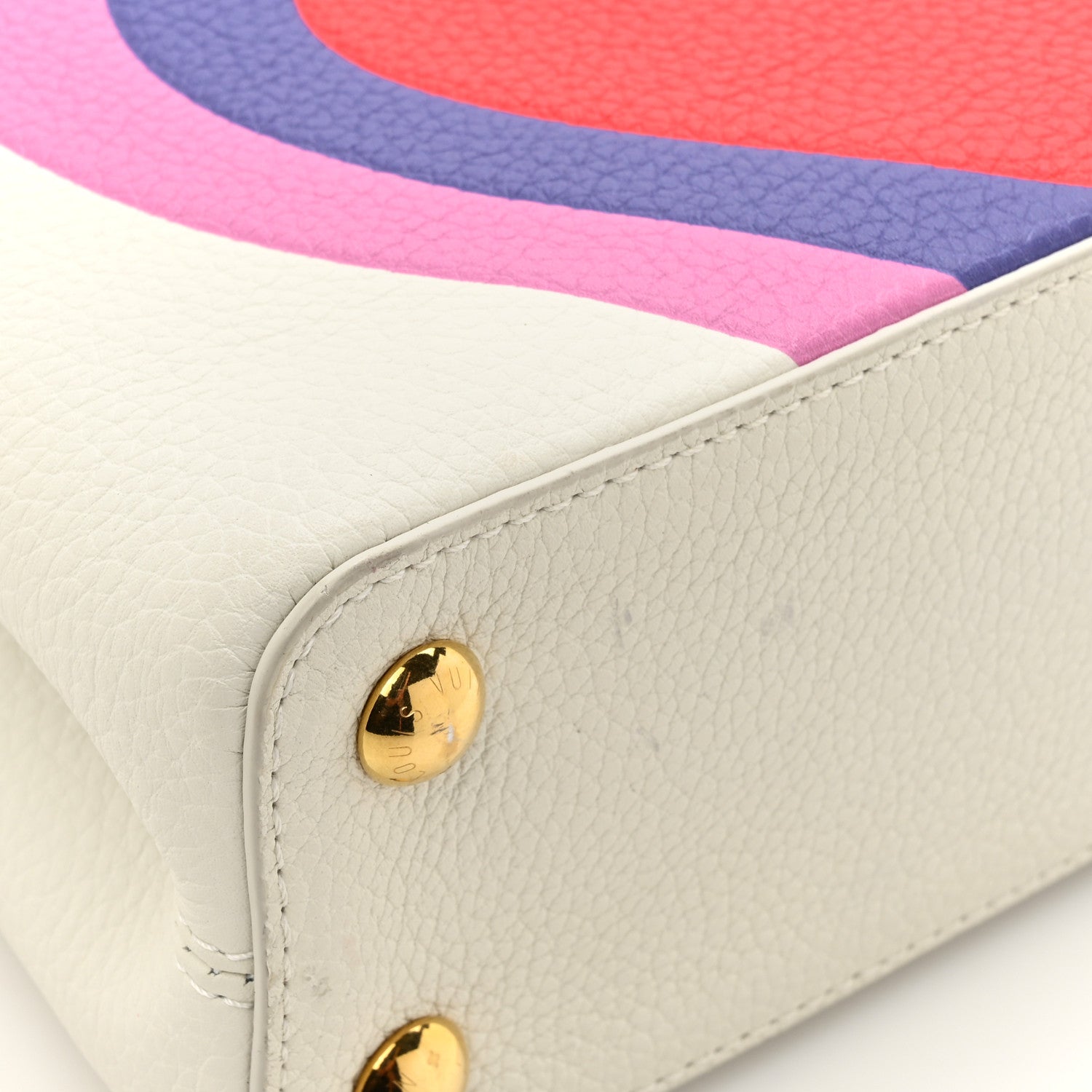Louis Vuitton Taurillon Game On Capucines BB White 9 of 15