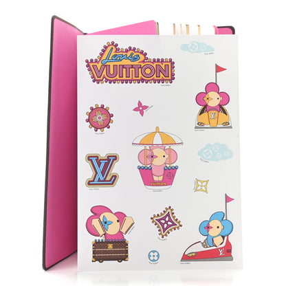 Louis Vuitton Monogram 2020 Christmas Animation Roller Coaster Notebook MM Pivoine 6 of 7