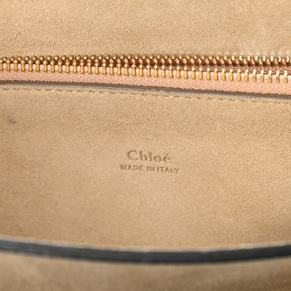 Chloe Suede Calfskin Medium Faye Shoulder Bag Black 6 of 9