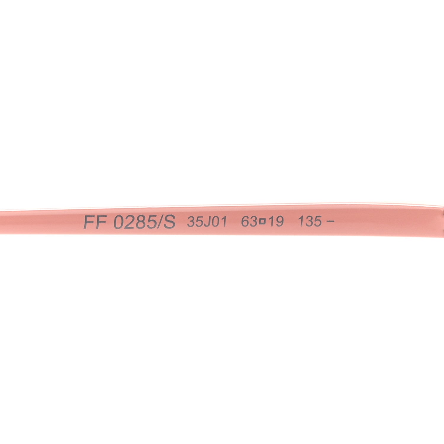 Fendi Metal F is Fendi Printed Run Away Round Frame Sunglasses FF 0343/S Pink 5 of 8