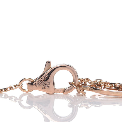 Cartier 18K Pink Gold Diamond Heart Paved Pendant Necklace 5 of 6