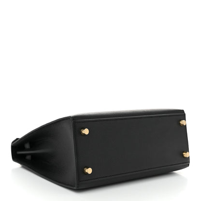Hermes Epsom Kelly Sellier 25 Black 4 of 11