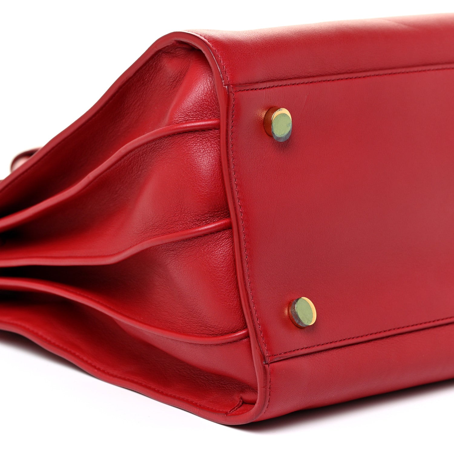 Saint Laurent Calfskin Small Sac De Jour Lipstick Red 11 of 25