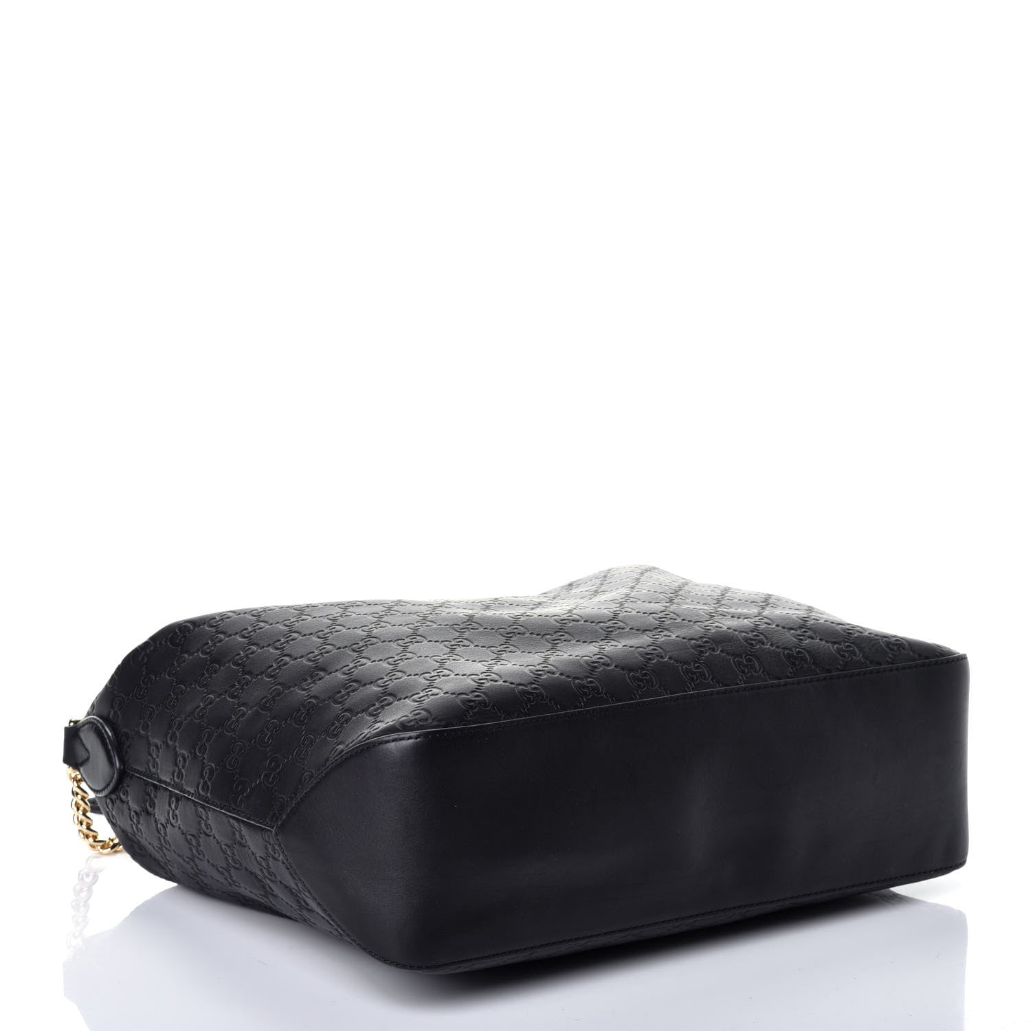 Gucci Guccissima Signature Large Linea A Hobo Black 5 of 10