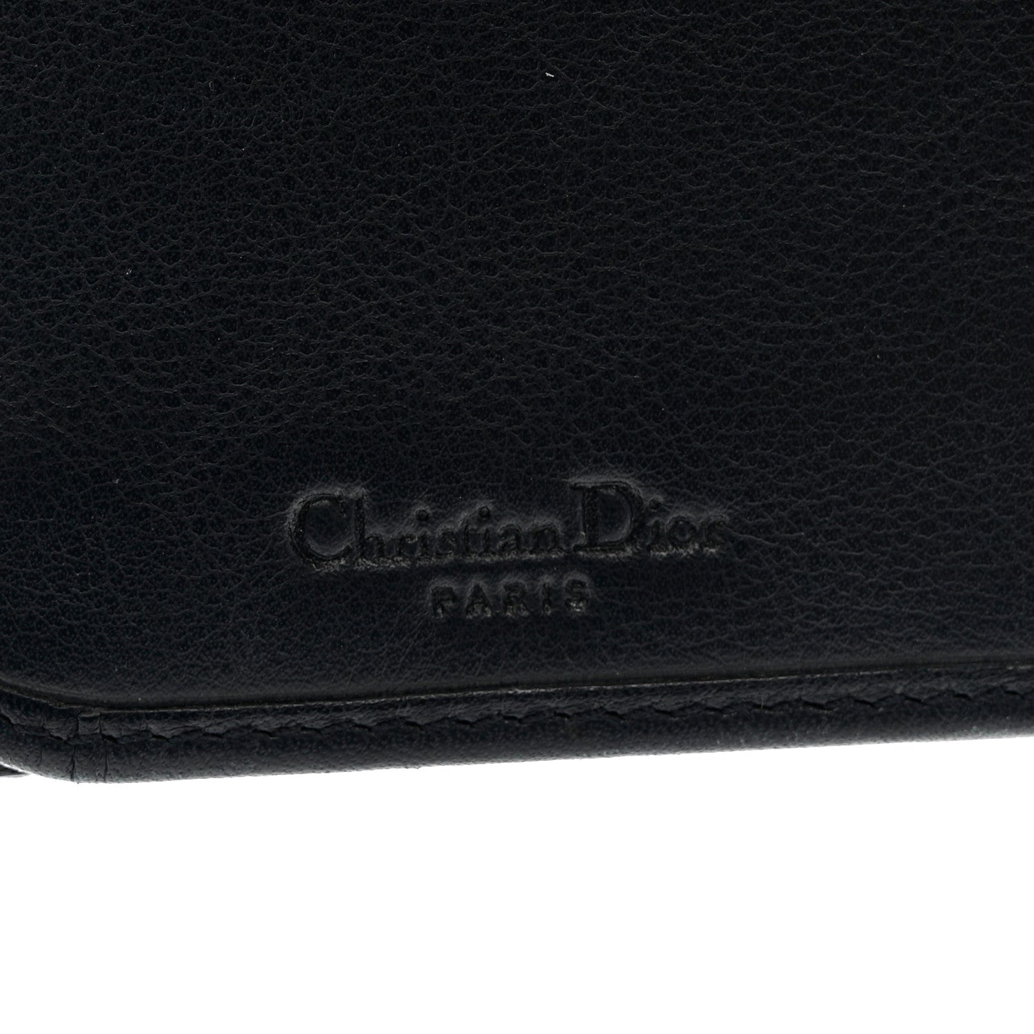 Christian Dior Denim Monogram Saddle Wallet Blue 6 of 9