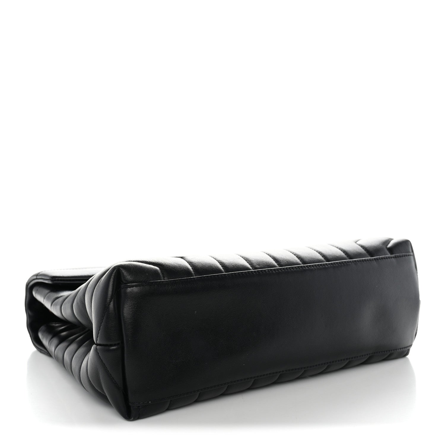 Saint Laurent Calfskin Y Quilted Monogram Medium Loulou Chain Satchel Black 4 of 11