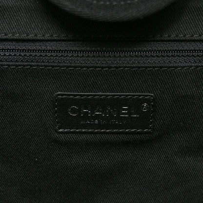Chanel Mixed Fibers Extra Large Deauville Tote Charcoal 6 of 11