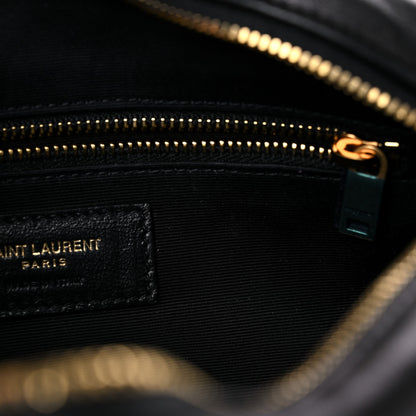 Saint Laurent Lambskin Quilted Victoire Camera Bag Black 10 of 11