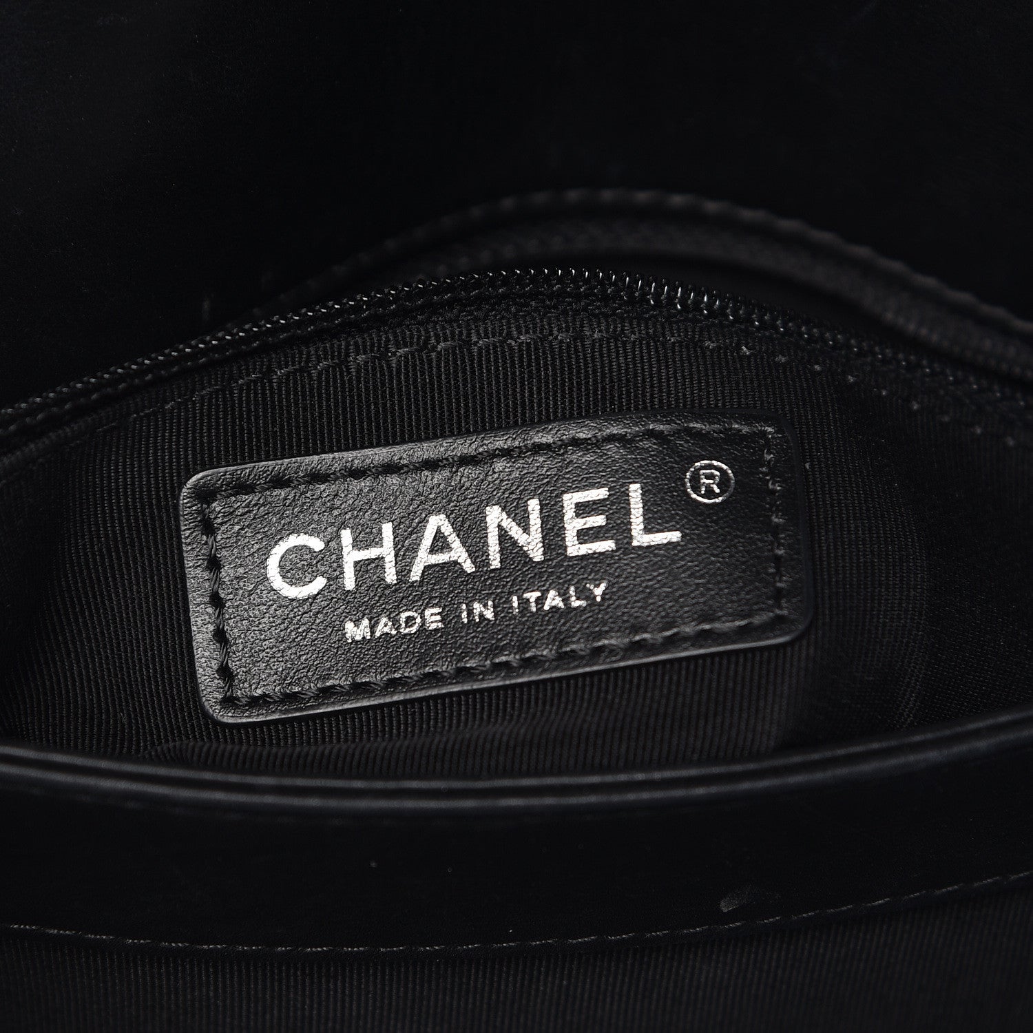 Chanel Calfskin Studded Chevron Quilted Flap Black 6 of 12