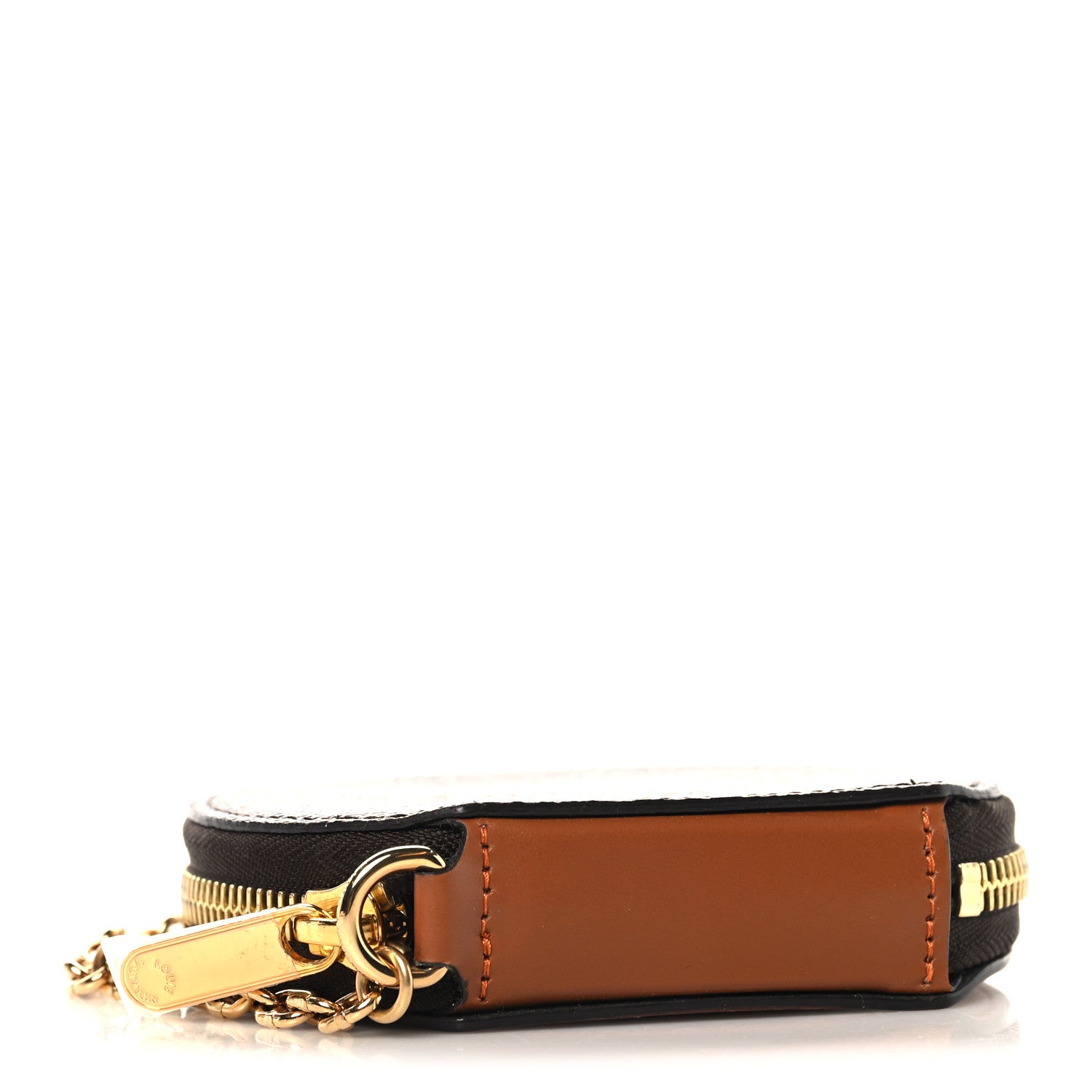 Louis Vuitton Calfskin Catogram Micro Boite Chapeau Marron 4 of 7