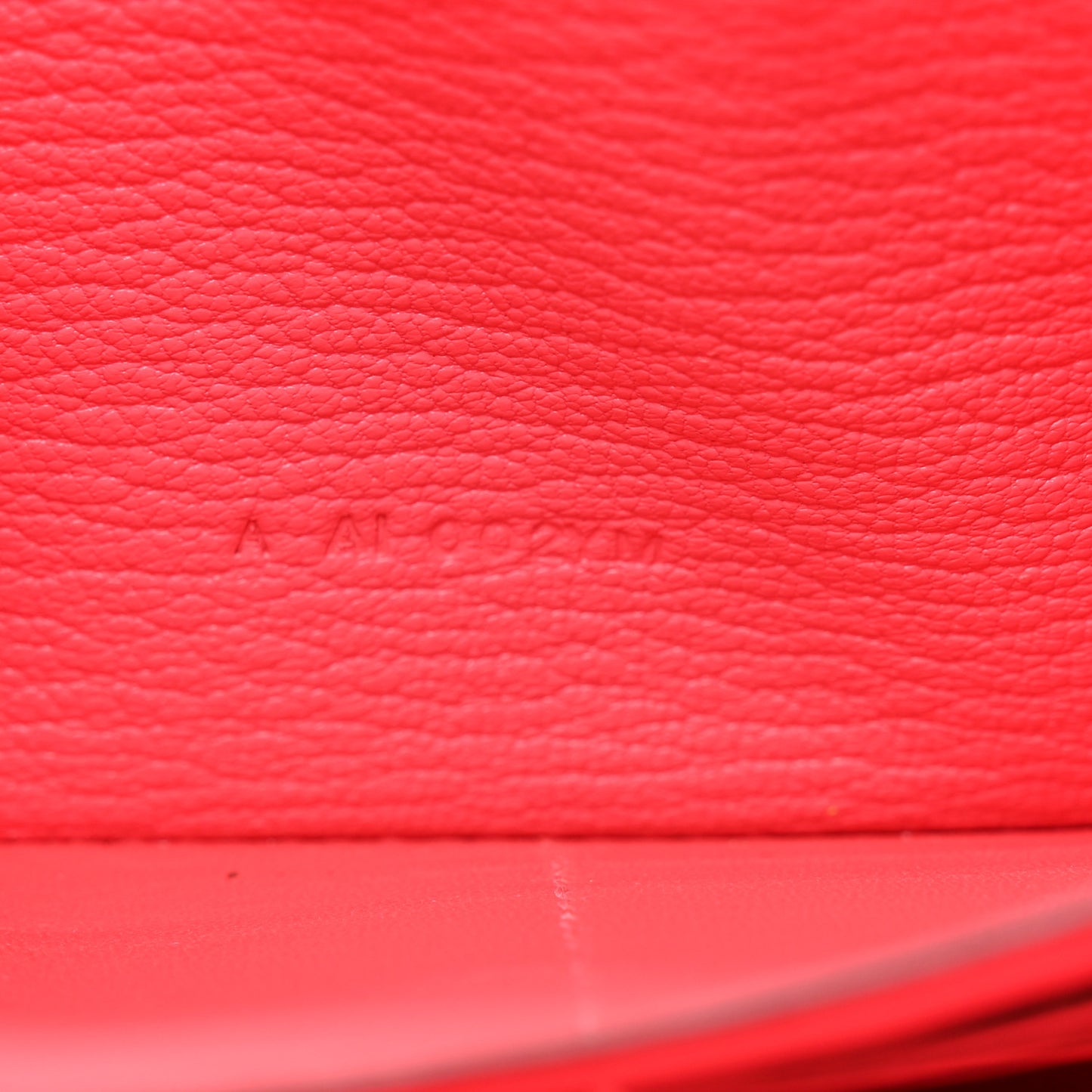 Chevre Mysore Kelly Longue Wallet Rose Lipstick