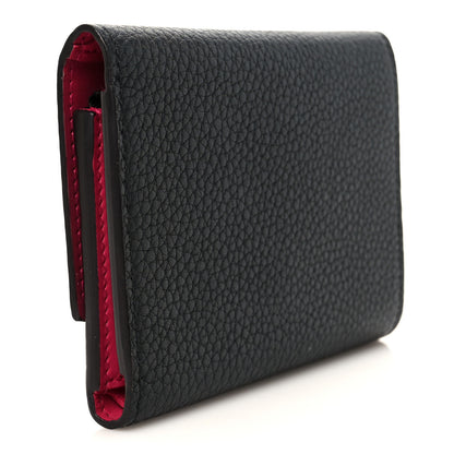 Louis Vuitton Taurillon Capucines Compact Wallet Black 3 of 8
