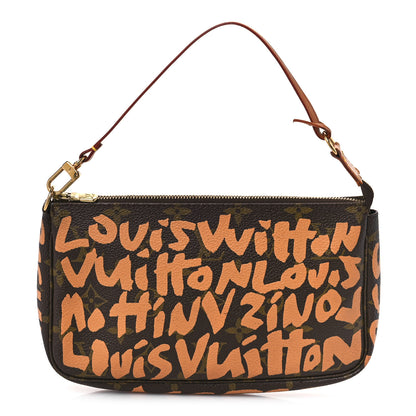Louis Vuitton Monogram Graffiti Pochette Accessories Peach 1 of 11