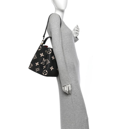 Louis Vuitton Empreinte Monogram Giant Neonoe MM  Black Beige 2 of 14