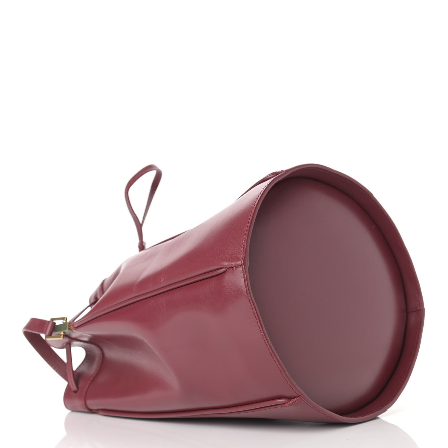 Saint Laurent Smooth Calfskin Medium Talitha Bucket Bag Amaretto 4 of 9