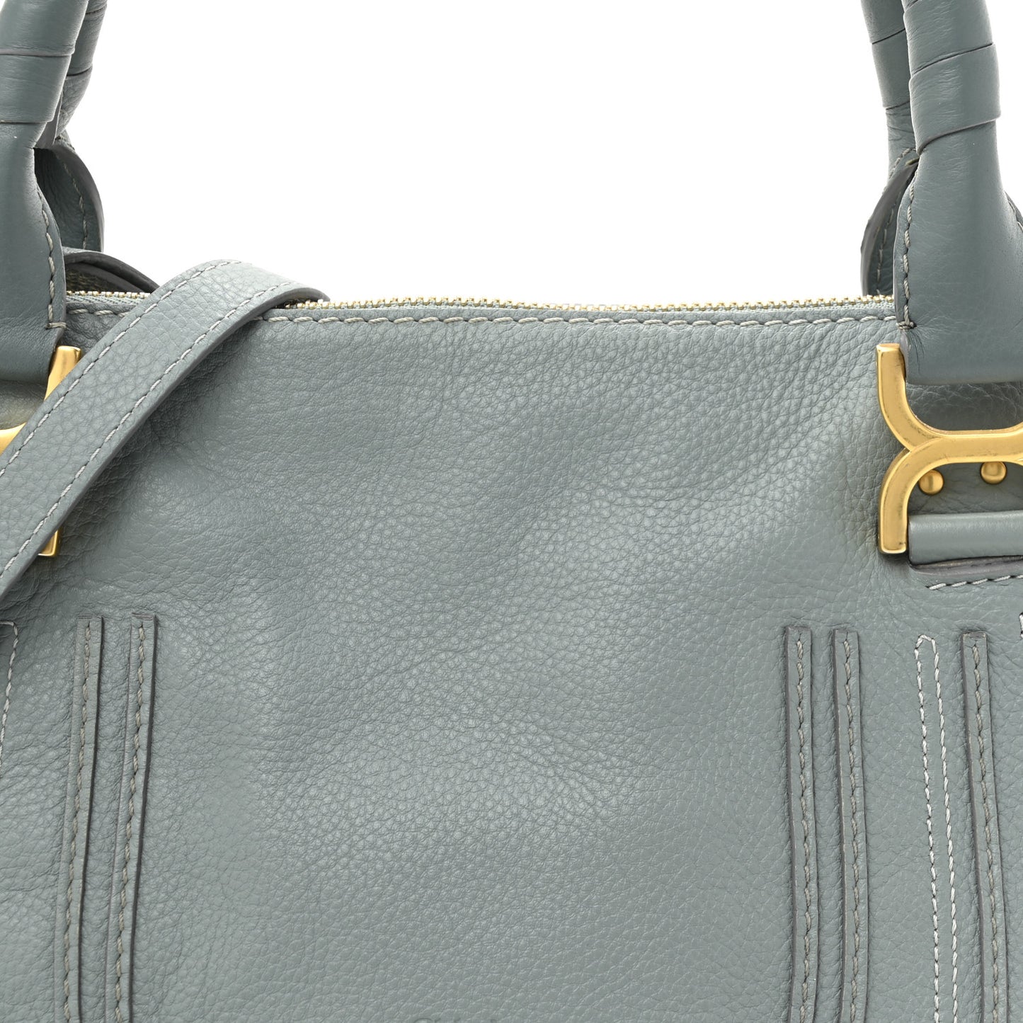 Calfskin Medium Marcie Satchel Cloudy Blue