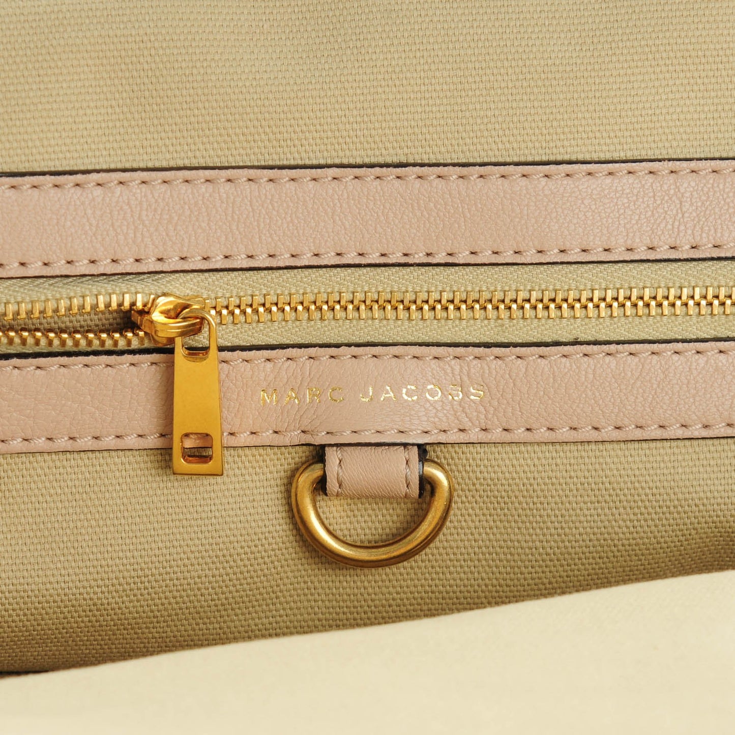 Lacquered Goatskin Quilted Stam Beige