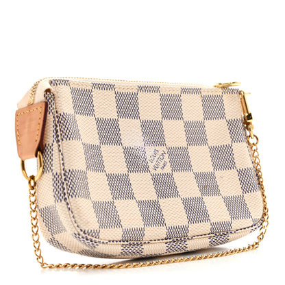 Louis Vuitton Damier Azur Mini Pochette Accessories 3 of 14
