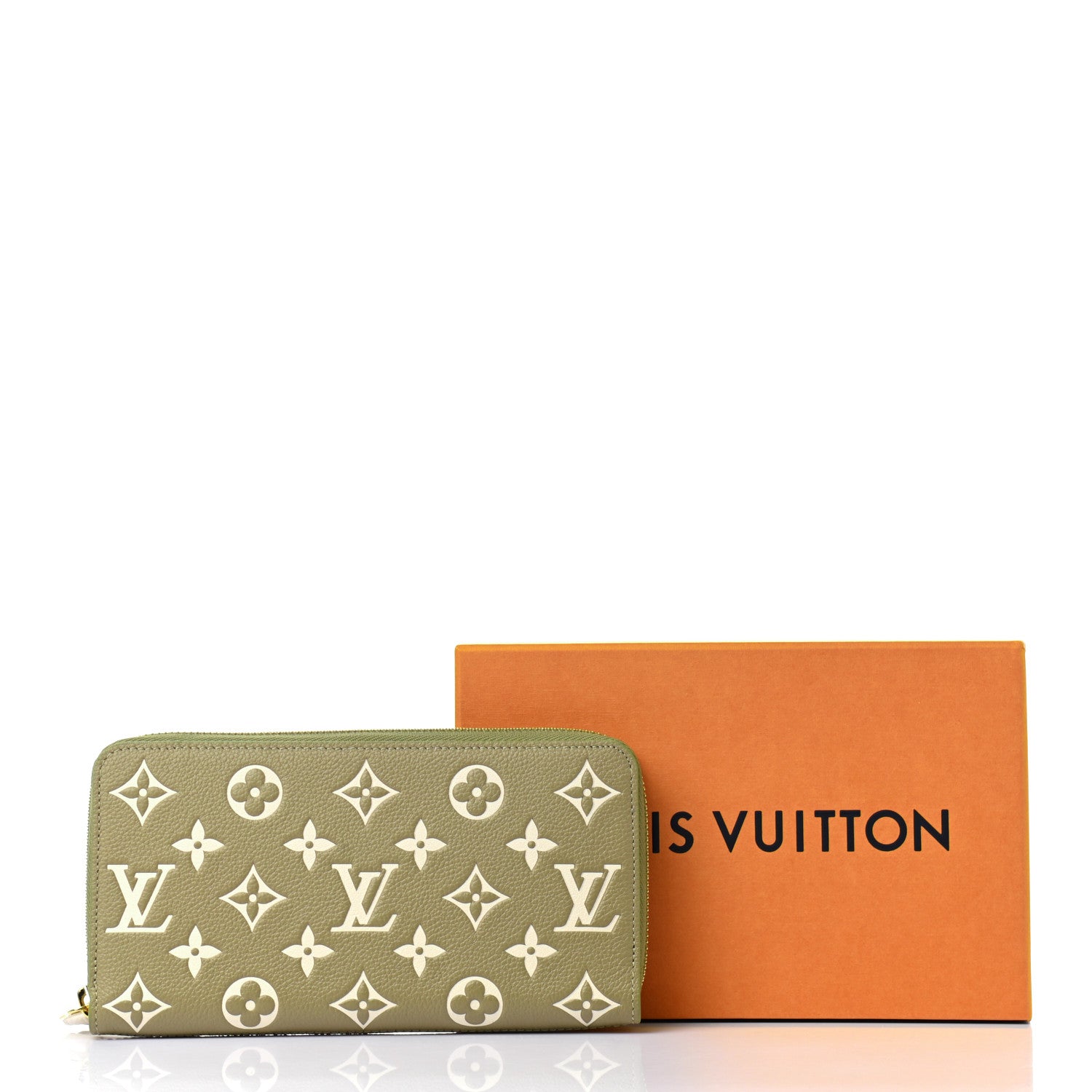 Louis Vuitton Empreinte Monogram Spring in the City Zippy Wallet Kaki Beige Cream 6 of 6