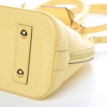 Louis Vuitton Vernis Alma BB Citrine 8 of 9