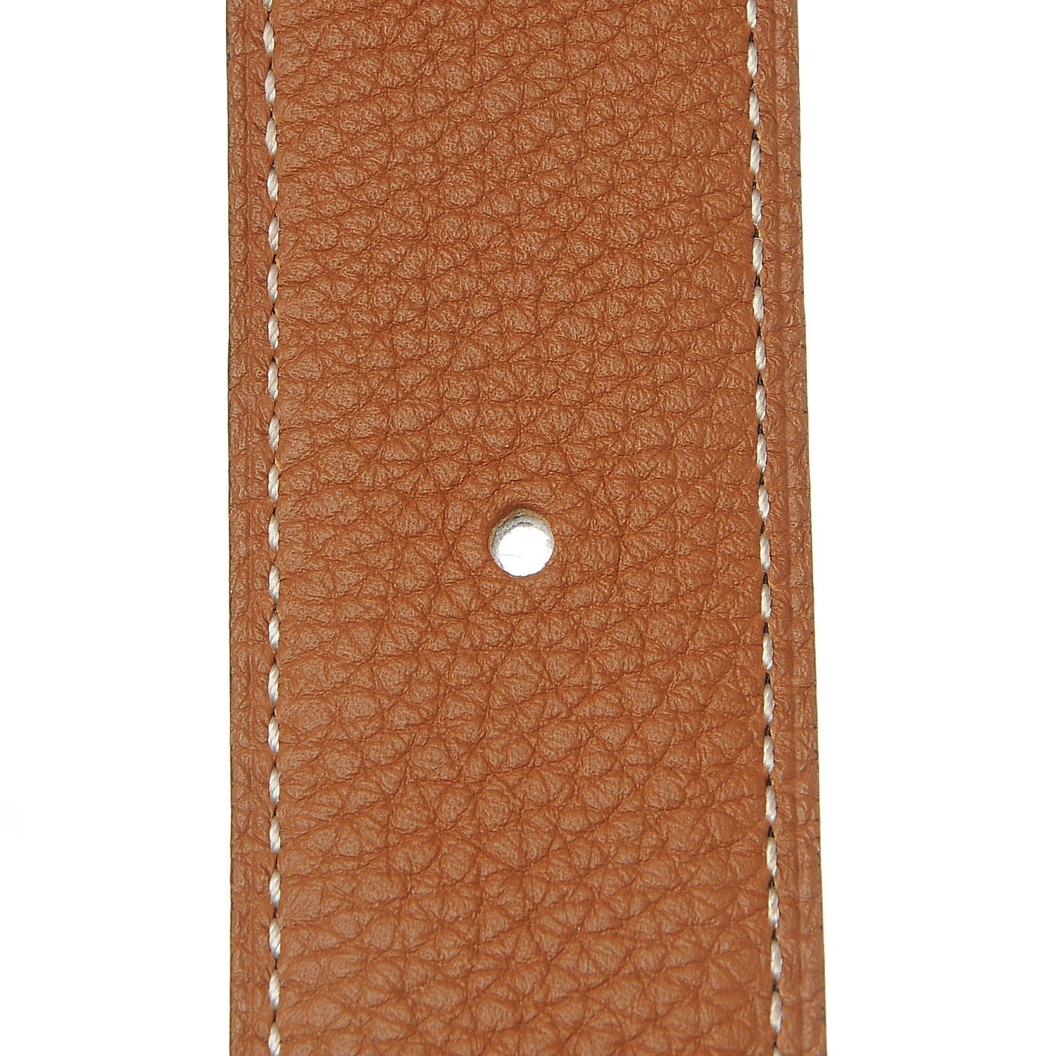 Hermes Box Togo 32mm H Belt 90 Black Gold 7 of 9