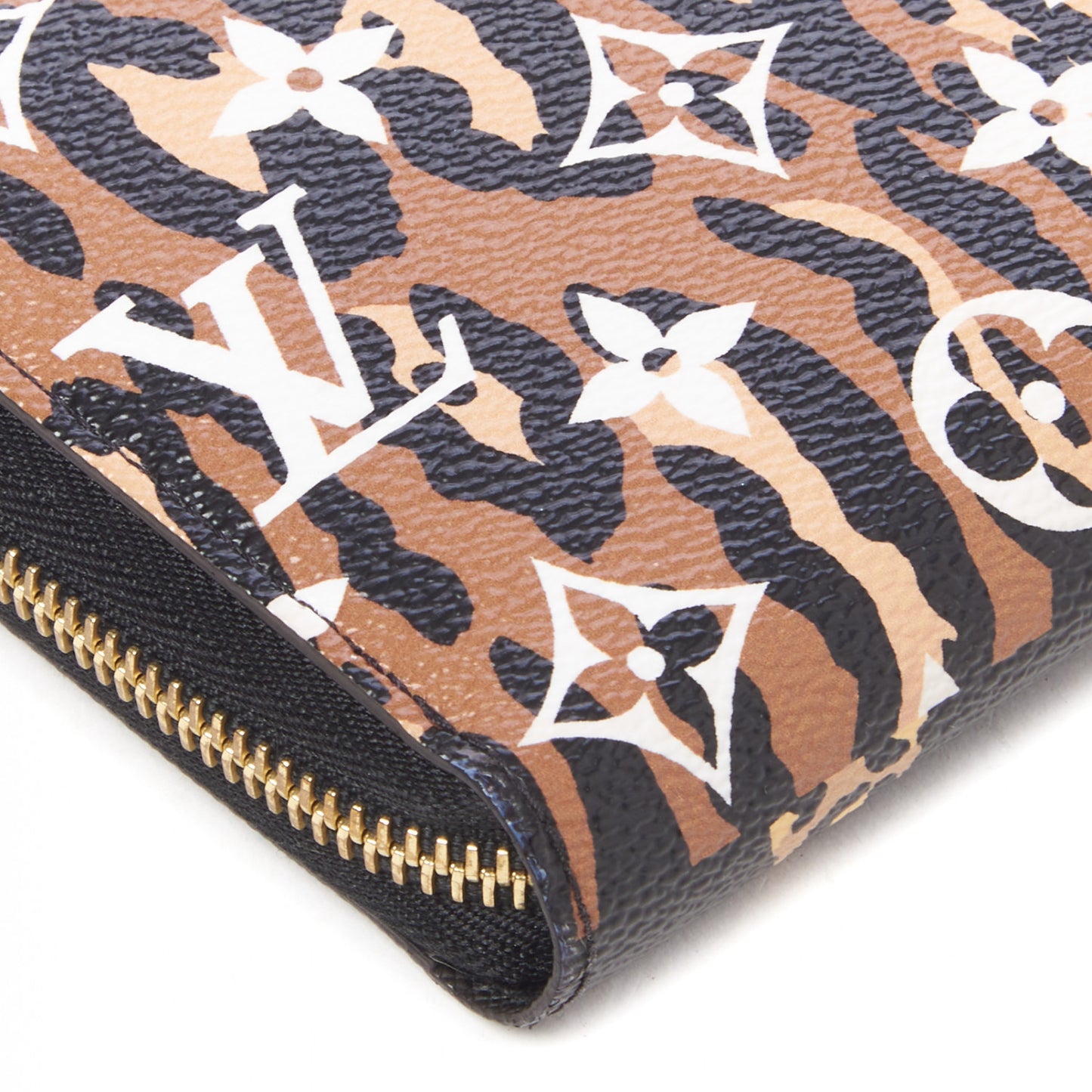 Monogram Giant Jungle Zippy Wallet Black