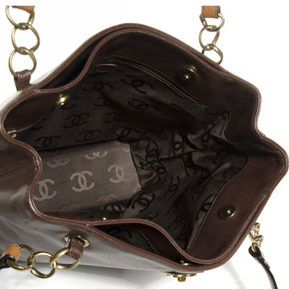 Chanel Deerskin Shoulder Bag Brown 5 of 7