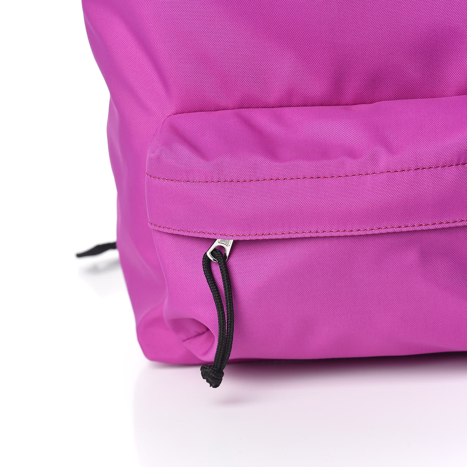 Balenciaga Sport Nylon Logo Embroidered S Wheel Backpack Fuchsia Black 8 of 11