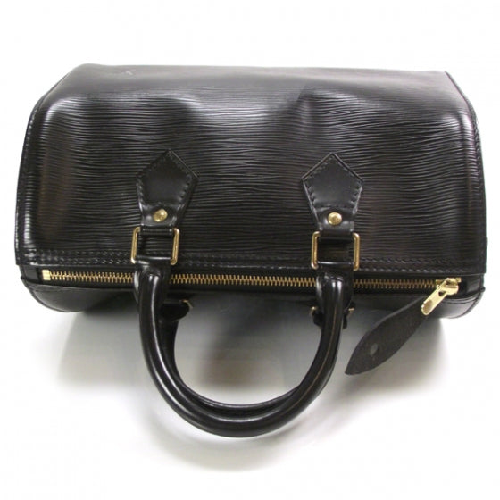 Louis Vuitton Epi Speedy 30 Black 5 of 10