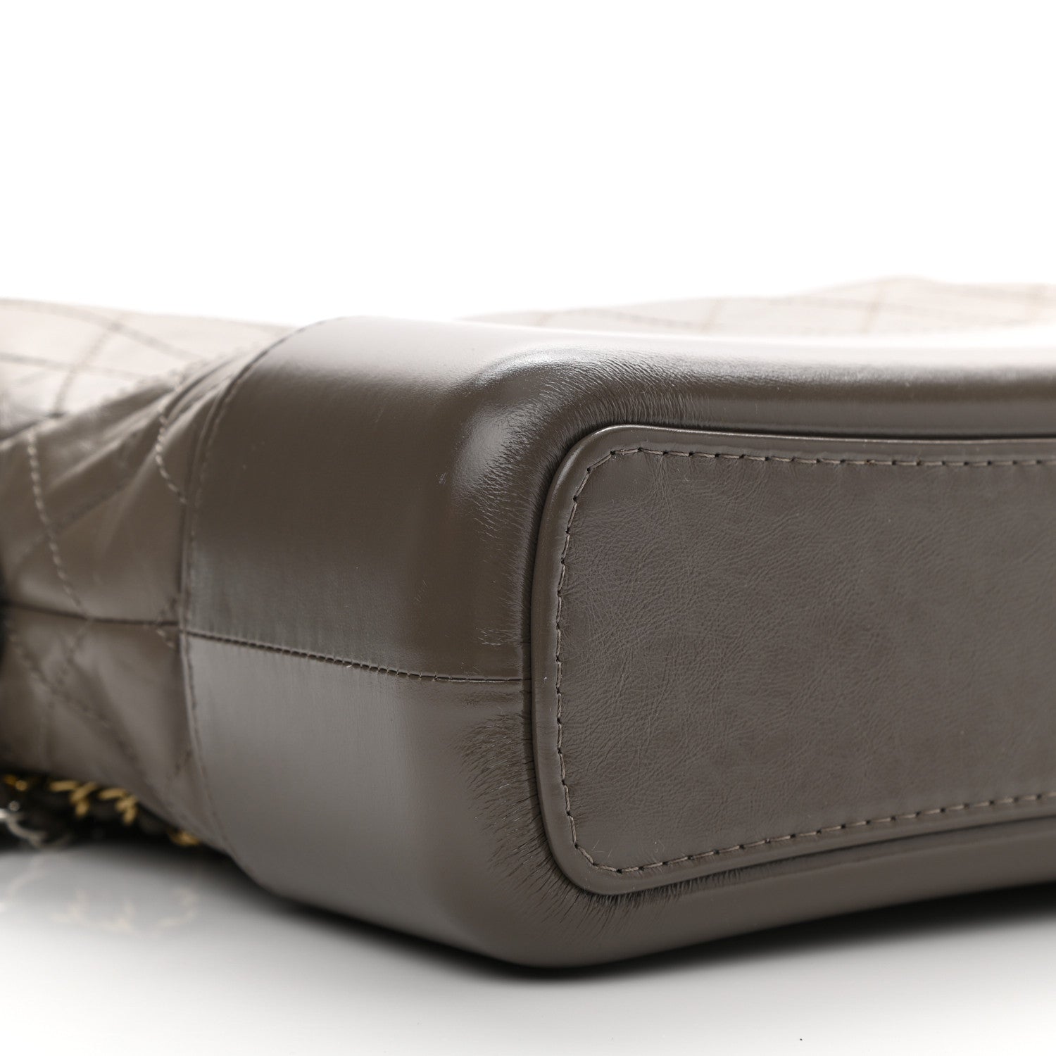 Chanel Aged Calfskin Quilted Medium Gabrielle Hobo Grey 9 of 12